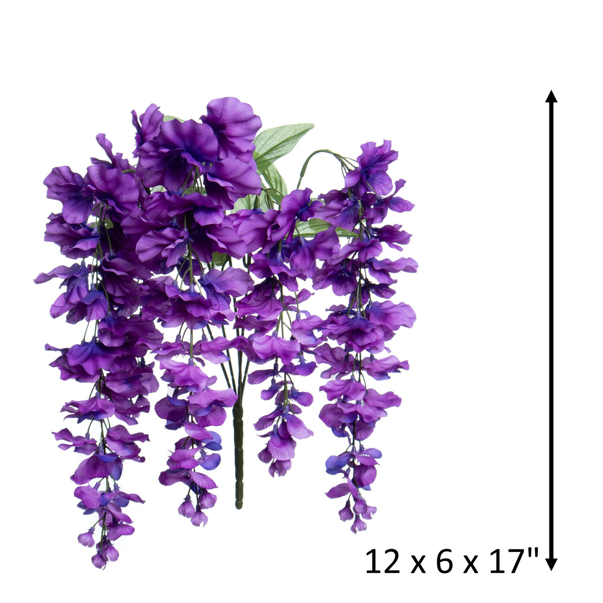 17" Water-Resistant Wisteria Bush by Ashland